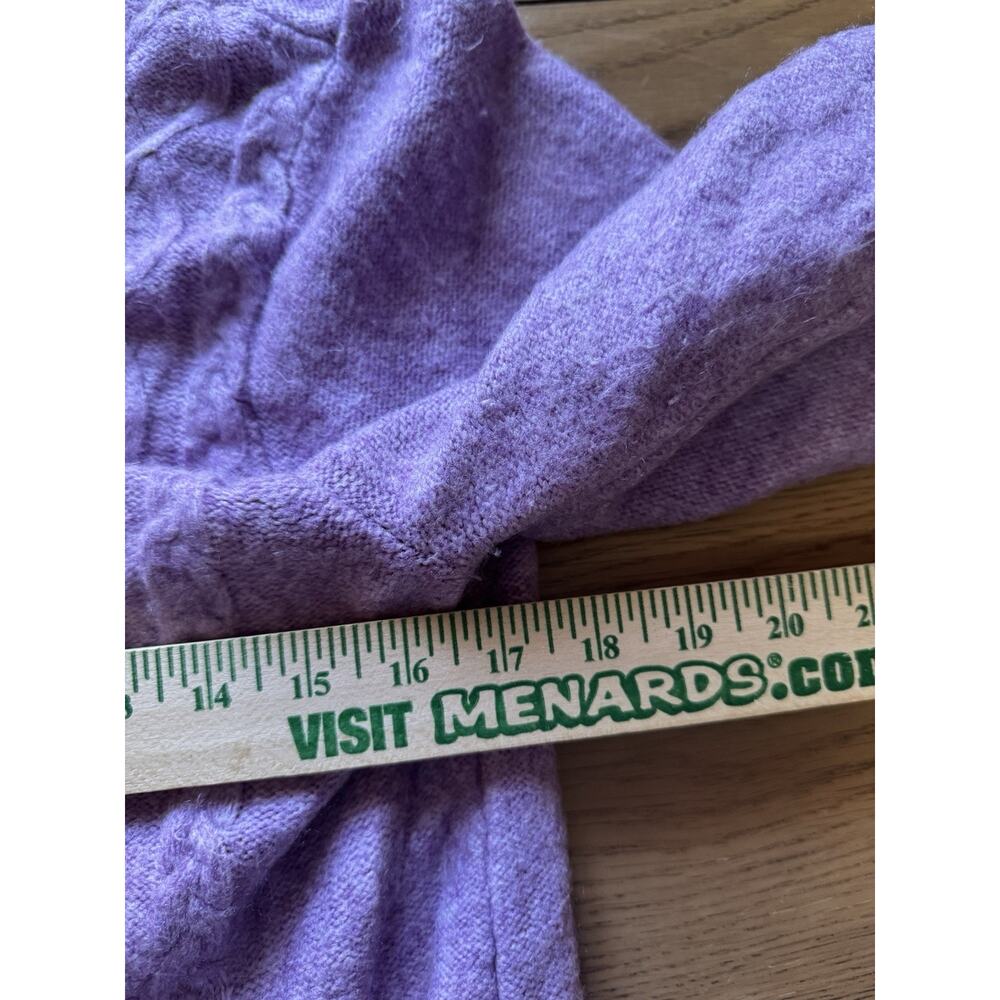 Croft & Borrow Women Size XXL Knit Open Front Cardigan Sweater Purple Classic‎ - Picture 5 of 12